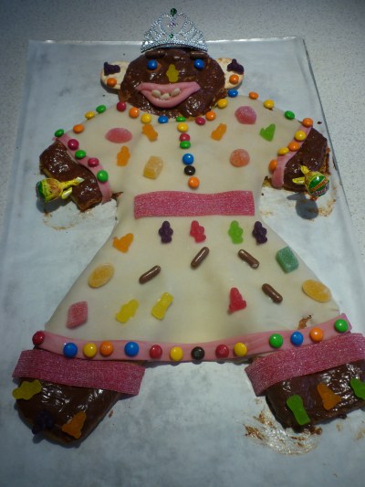 Cake-man. Kids birthday cake.