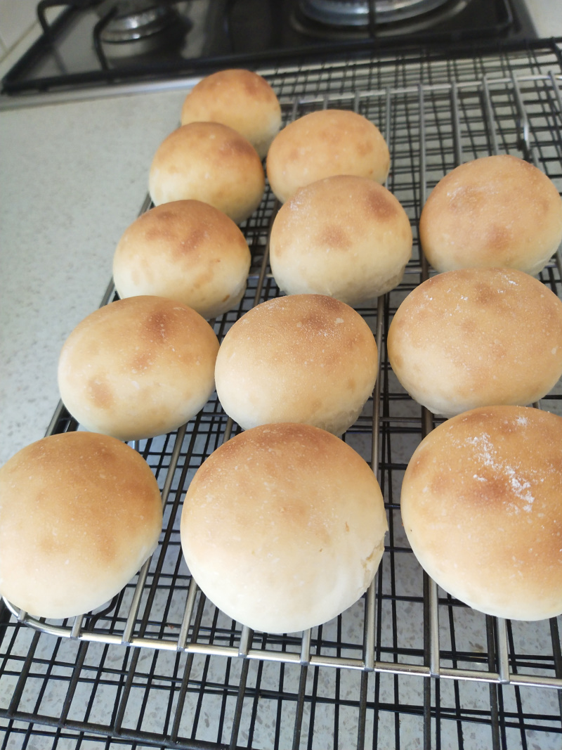 Homemade sweet rolls.