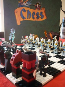 Lego Chess board game.
