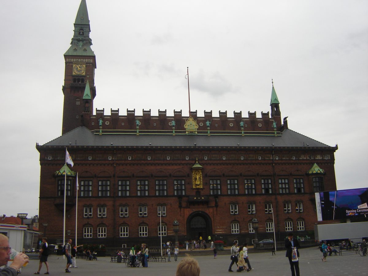 Copenhagen Town Hall, Rådhuspladsen.